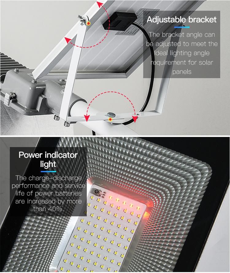 Solar Energy System LED Solar Street 100W 200W 300W 400W Solar Street Light Price List