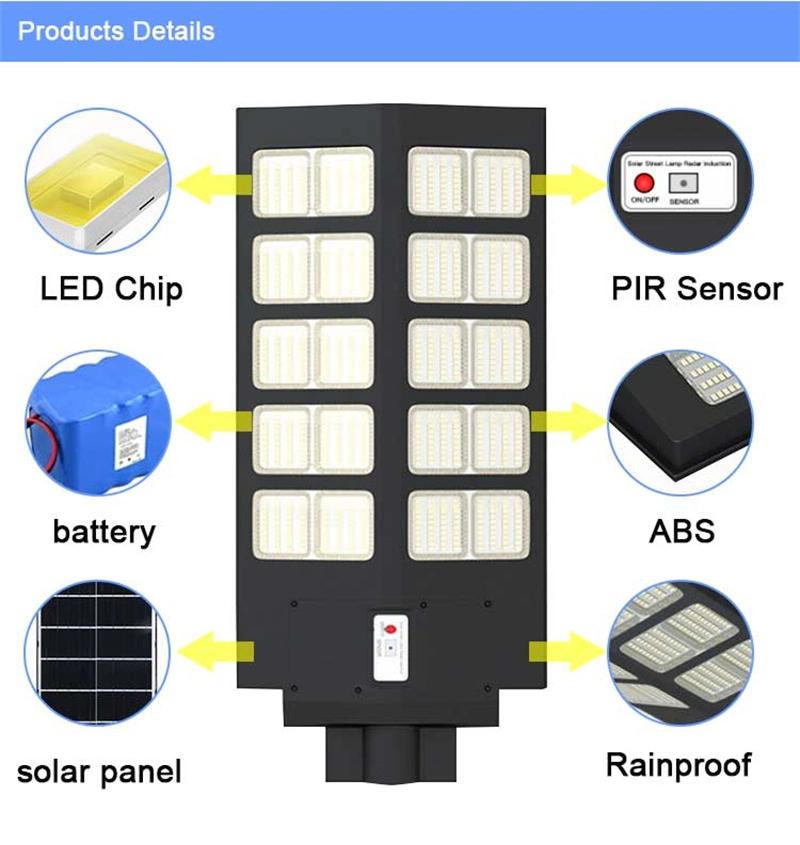 500W Hot Selling Wholesales Price All in One Integrated Solar Light