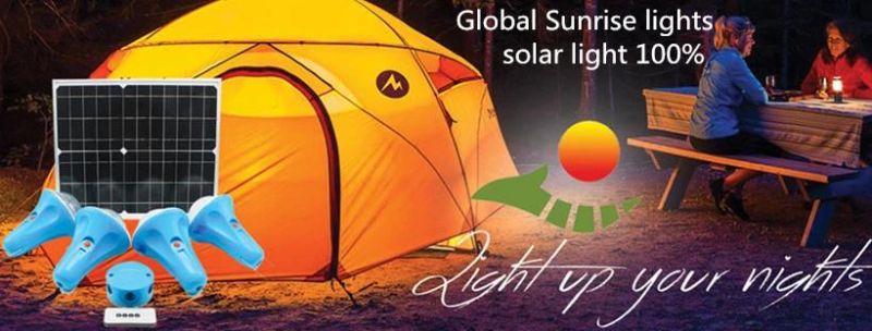 Portable 435lm Solar Powered Rechargeable LED Bulb Light Outdoor Solar Energy Lamp Lighting for Hiking Fishing Camping Tent Sre-99g-4