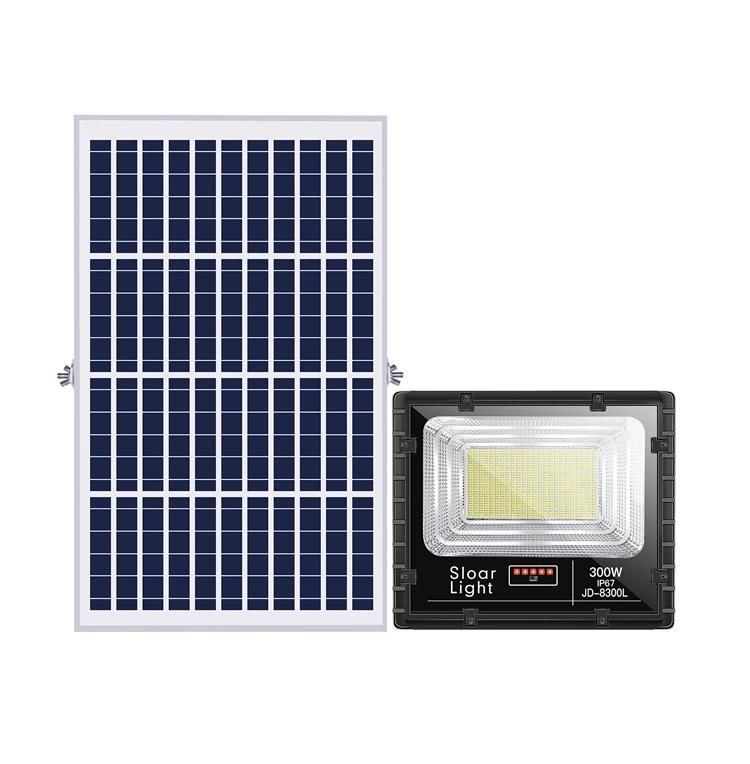 OEM ODM Solar Power Outdoor Lamp Remote IP67 Waterproof 100W 200W 300W 500W 1000W LED Solar Flood Light