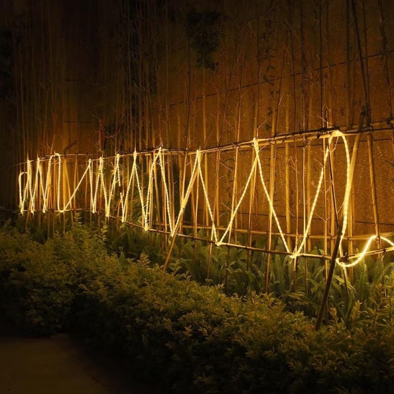 2700K Warm White Solar LED Rope Hanging Lights for Backyard Garden Porch Pool Wedding Party