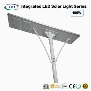 High Power All-in-One Solar LED Street Light 100W