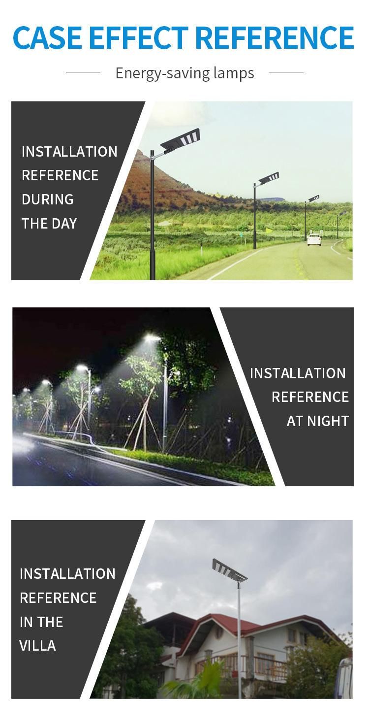 Adjustable Mounting Base Outdoor Lighting 80W LED Solar Street Light