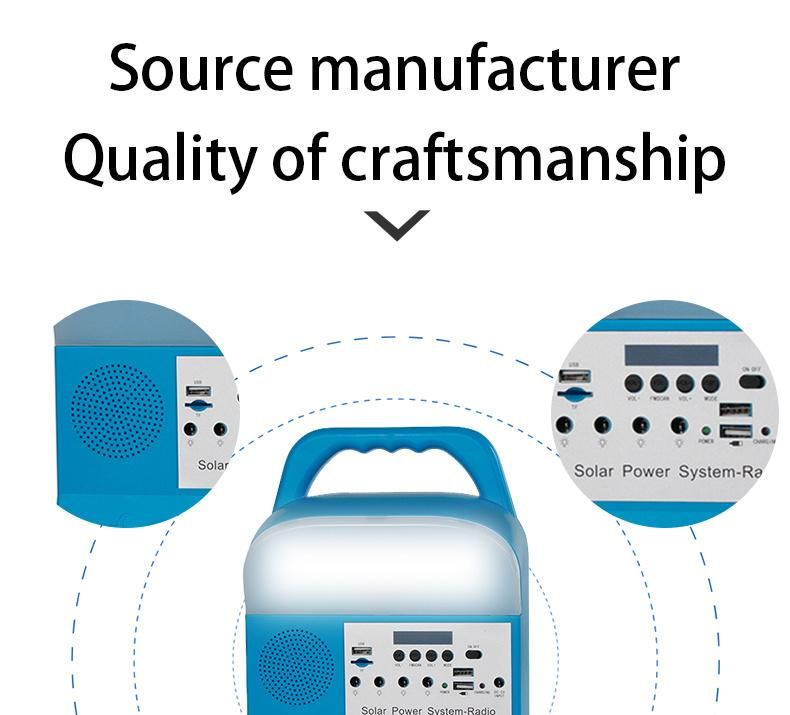Solar Power Generation/Solar Emergency Light /Radio Bluetooth Solar System