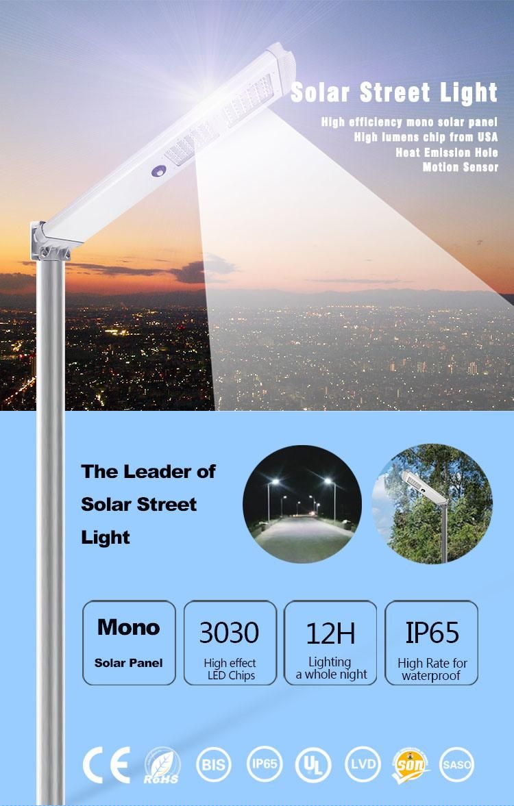 60/80/100/120/W LED Street Lamp Waterproof Solar LED Street Light