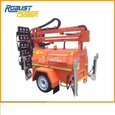 Diesel Generator Set Hydraulic Lighting Tower