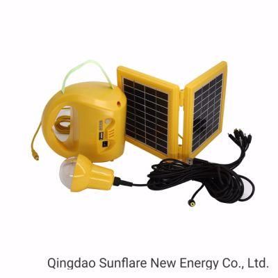 China Factory 4500mAh SLA Battery Solar LED Lamp Lantern Light