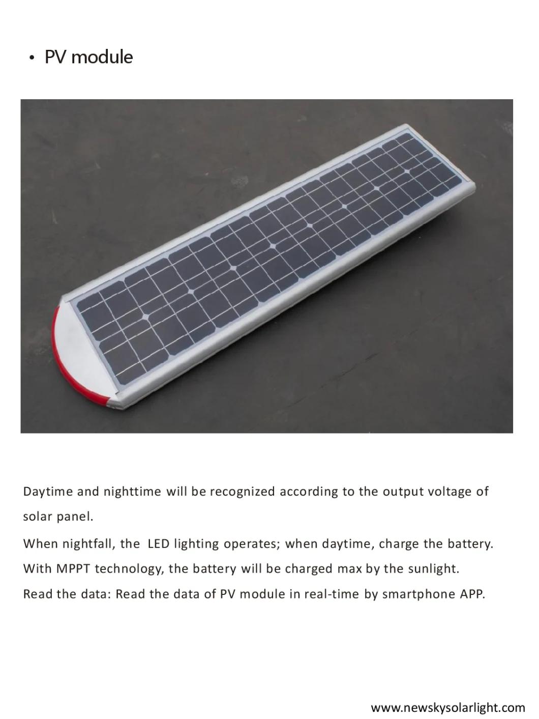 Integrated Outdoor Wind Solar Hybrid Powered LED Street Light with Battery Heating