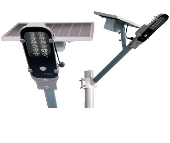 China Manufacturer Separated 12W LED Solar Street Garden Light for Courtyard/Garden/Park