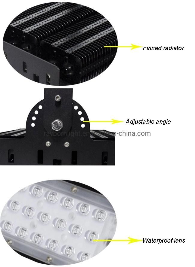 Adjustable Module Type Buildings Projector Lamp SMD LED Flood Light with IP65 5years Warranty (RB-FLL-150WSD)