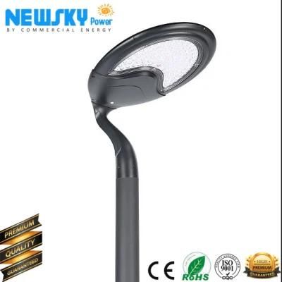 New Design IP65 Waterproof Aluminum 25W LED Solar Garden Street Light for Outdoor Courtyard