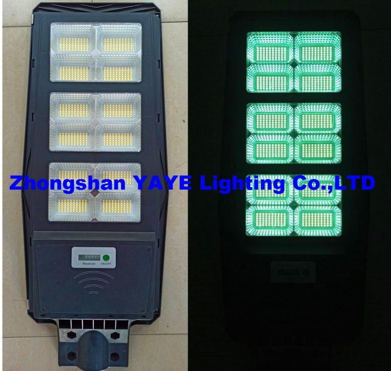 Yaye 2022 Hottest Sell Factory Price 400watt/300watt All in One Solar LED Street Road Wall Garden Light with Remote Controller/Radar Sensor 500PCS Stock