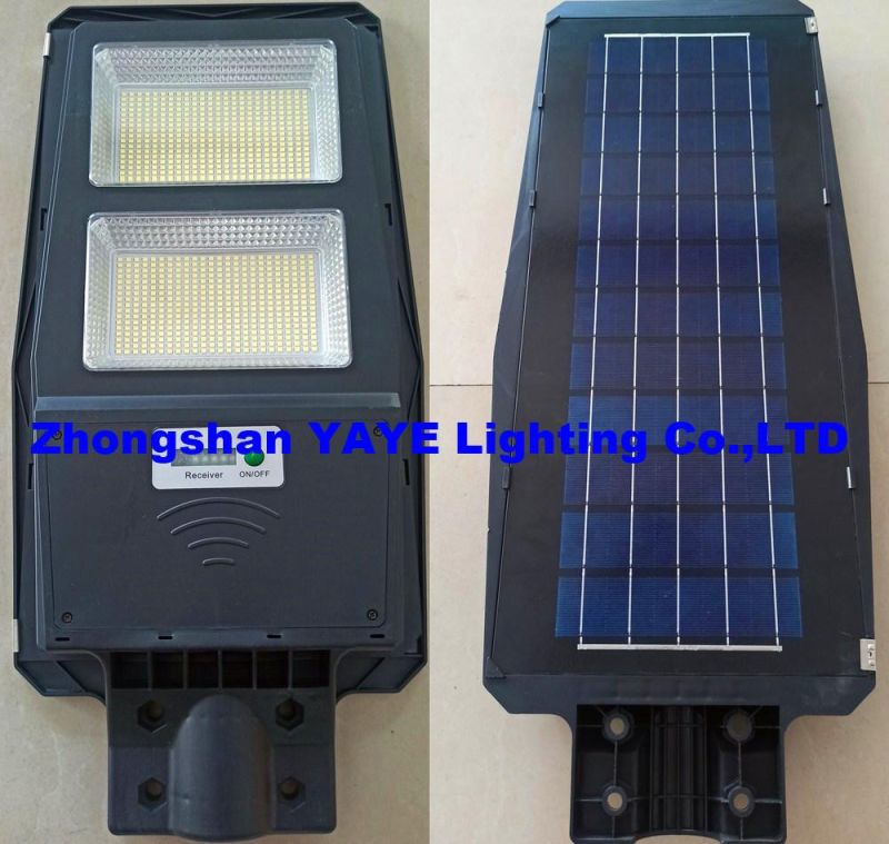 Yaye Hottest Sell Factory Price High Quality 300 Watt Sensor Solar LED Street Road Garden Wall Lighting with 500PCS Stock/ Remote Controller (YAYE-22SLSL300WC)