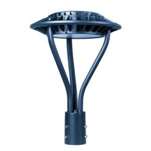 Three Arms Dimmable Garden Pole Light Luminaire Fixture LED Round Area Lighting