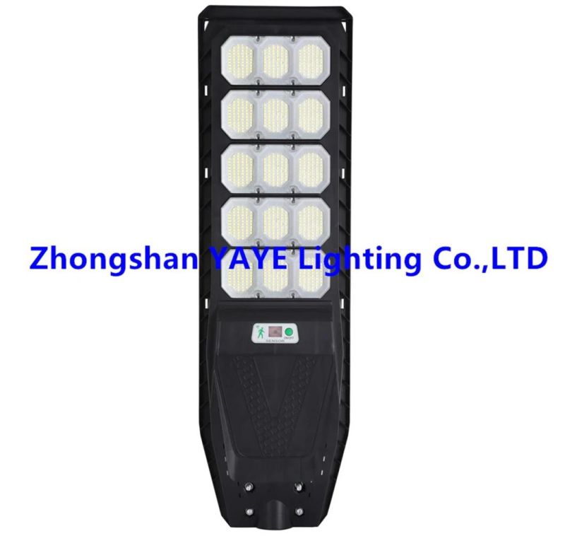 Yaye Factory Price Outdoor IP66 Waterproof 300W/400W/500W High Brightness All in One LED Solar Street Light with 1000PCS Stock