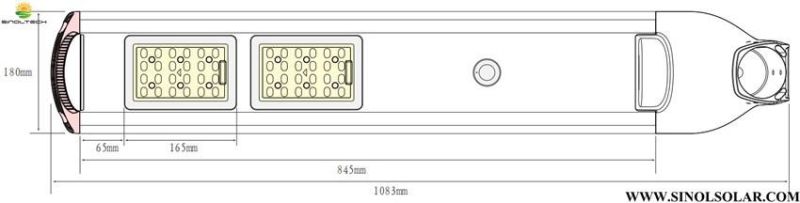 Smart APP Control 20W Solar LED Lighting for Pathway (INL-20W)