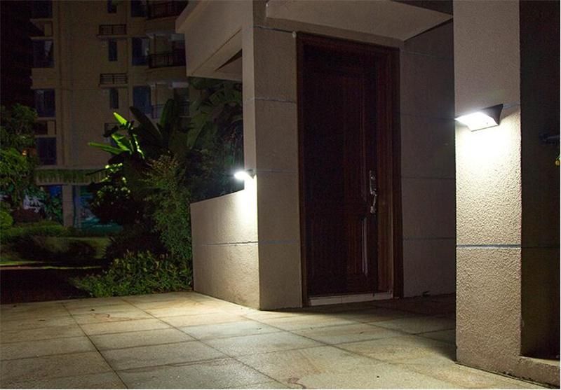 New Solar Home Garden Light with Sensor Light LED Step Solar Light Solar Wall Light 13LED