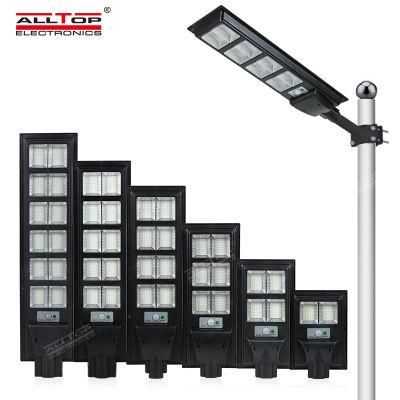 Alltop Intelligent Waterproof IP65 Outdoor 50W 100W 150W 200W 250W 300W All in One LED Solar Street Lamp