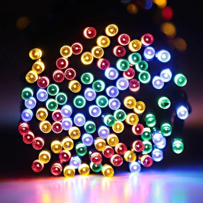 22m Solar String Lights Outdoor, Upgraded Solar Lights Indoor Outdoor, Waterproof 8 Modes Solar Powered Twinkle Lights for Garden Fence Tree Home Decorations