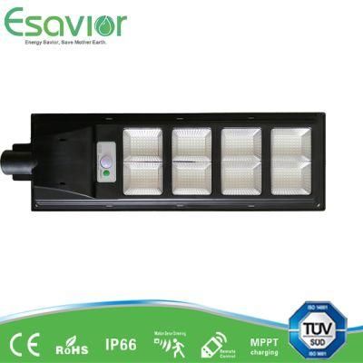 Esavior Solar Powered 120W All in One Solar LED Light Street Light Motion Sensor Energy Saving Outdoor Light