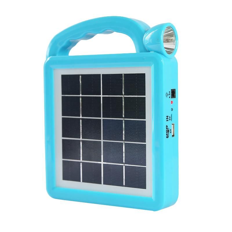 Power Bank Solar Panel LED Emergency Lamp