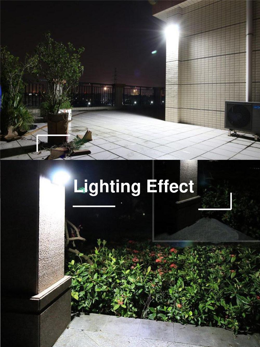 Aluminium Alloy Waterproof Outdoor Radar Motion Sensor Home Garden Lamp LED Solar Wall Lights