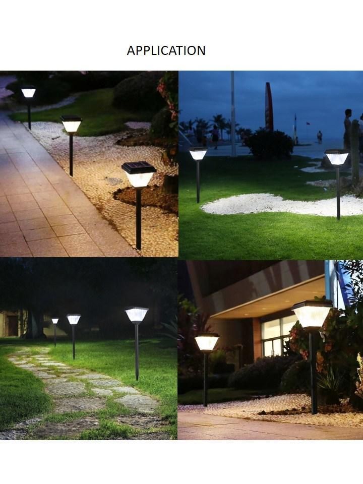 Factory Direct Sale IP65 Waterproof Aluminum High Lumen Solar Spike Light for Pathway Park Countyard