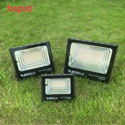 Bspro Bright LED Light Outdoor Ground Rechargeable Lights Remote Control 200W LED Flood Lamp