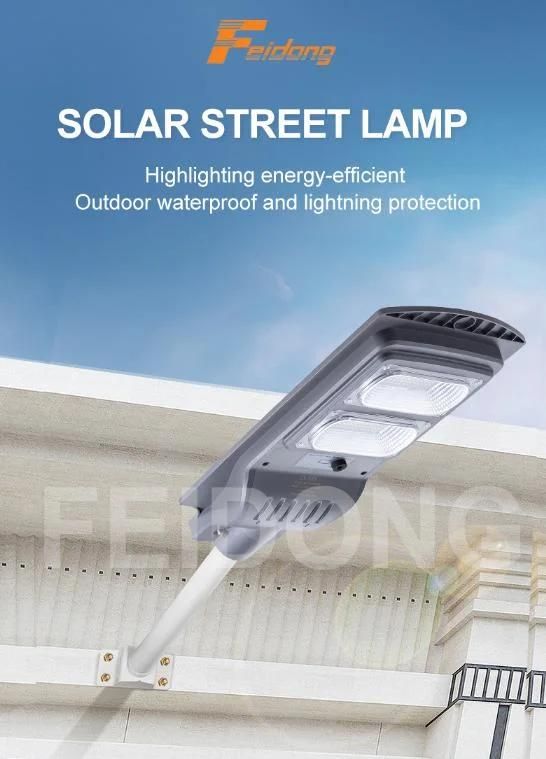 Outdoor IP65 Waterproof 30W-150W All-in-One Sensor Control Solar Street Light