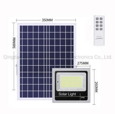 PVC Cover 5year Lifespans Aluminum Farm Landscape Security Motion LED Sensor Solar Flood Light