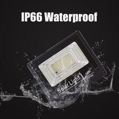 IP66 Waterproof 40W Die-Casting Aluminum Solar Flood Lights with Remote Control