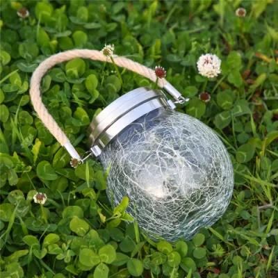 Hanging Replacement Solar Panel Christmas Yard Decoration Light LED Solar Mason Jar Light Waterproof Outdoor