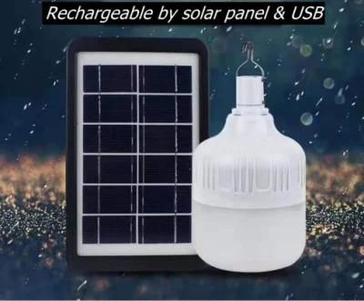 60W LED Solar Panel Camping Bulb LED Light