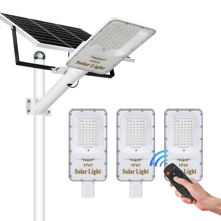 Performance High Lumen Work All Night Solar LED Street Light 100W LED Streetlight