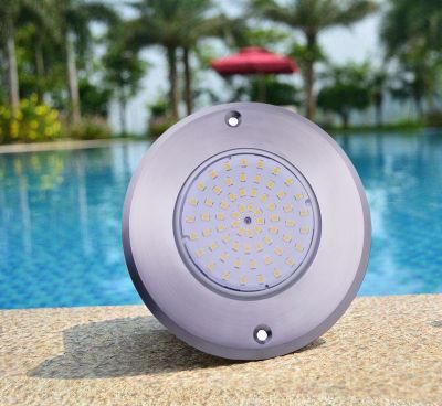 280mm 316ss DC12V 8mm Resin Filled Slim Flat LED 40 Watt LED Swimming Pool Cold White Light