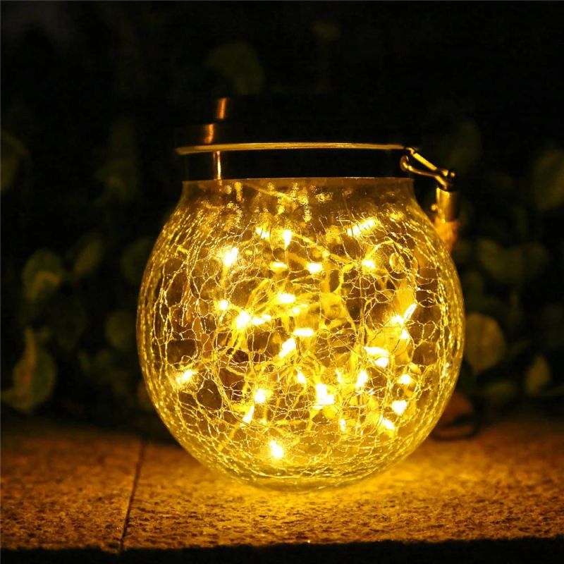 Garland Flower Pot Landscape Decoration Tree LED Solar Christmas Decor Lights