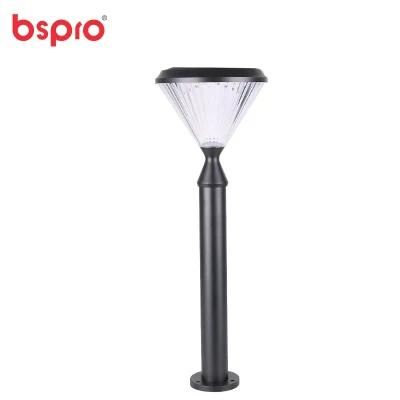 Bspro Hot Selling Aluminum Waterproof IP65 Outdoor Lights Pole Lamps Solar LED Garden Light