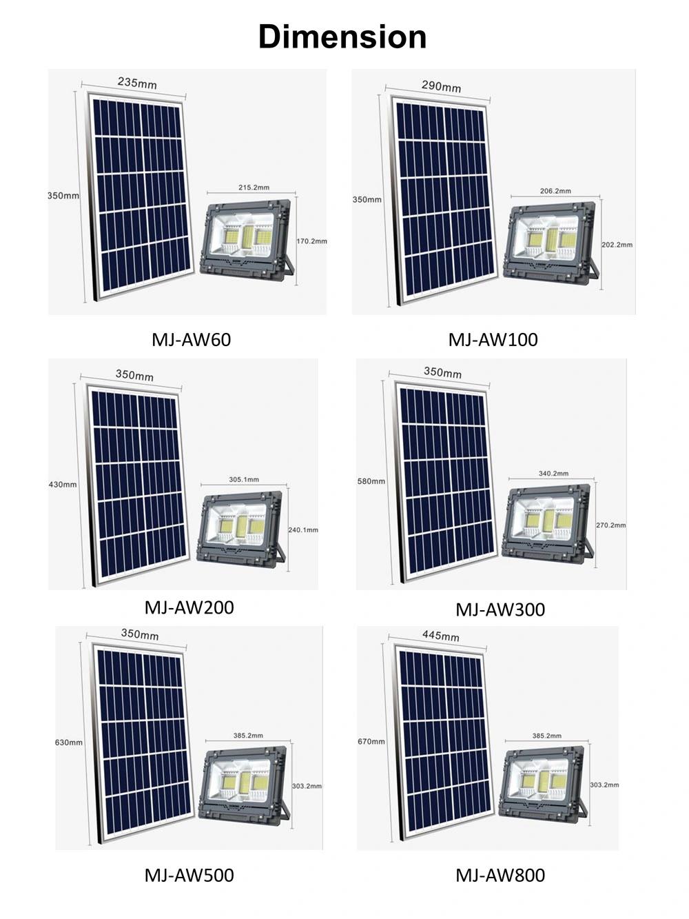 Estate Security Die-Casting Solar Flood Light with Remote Control