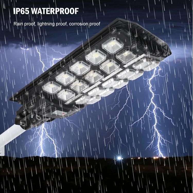 Yaye Hottest Sell 200W Waterproof IP66 Outdoor All in One Solar LED Street Light with Remote Controller/Radar Sensor /400W/300W/200W/150W/100W Stock 500PCS Each