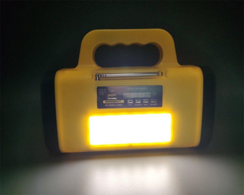 MP3 Radio Function Energy Saving 10watt Solar Lighting System China Manufacturers Product Portable Home Emergency Lighting Solar Energy Kit with Radio and Bulb