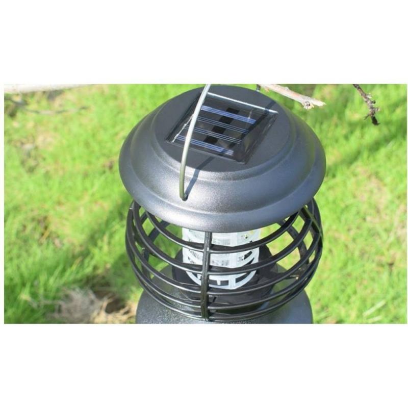 Waterproof Solar Mosquito Repellent Light Bug Zapper Hanging Mosquito Repellent Light Electronic Mosquito Zapper for Home Garden Wyz20509