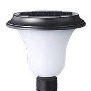 Beautiful IP65 Newest off-White Color Lamp Cover LED Solar Lawn Light in Garden