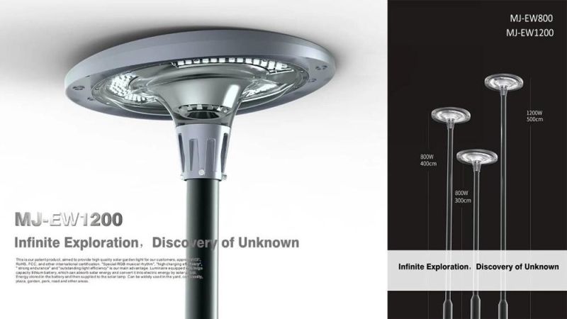 New Design UFO Shape Solar LED Garden Light for Landscaping