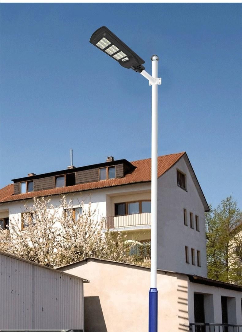 Remote IP65 Waterproof All-in-One Solar Powered Street Lamp 50W 100W 150W ABS