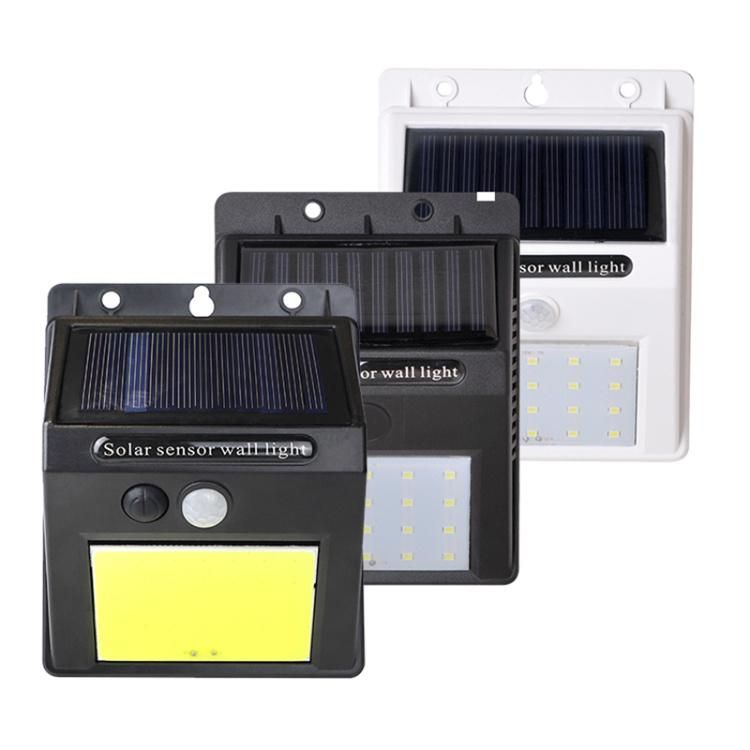 Super Bright LED Solar Lights Outdoor Sun Powered Motion Sensor Night Lantern Weatherproof Wall Lamp