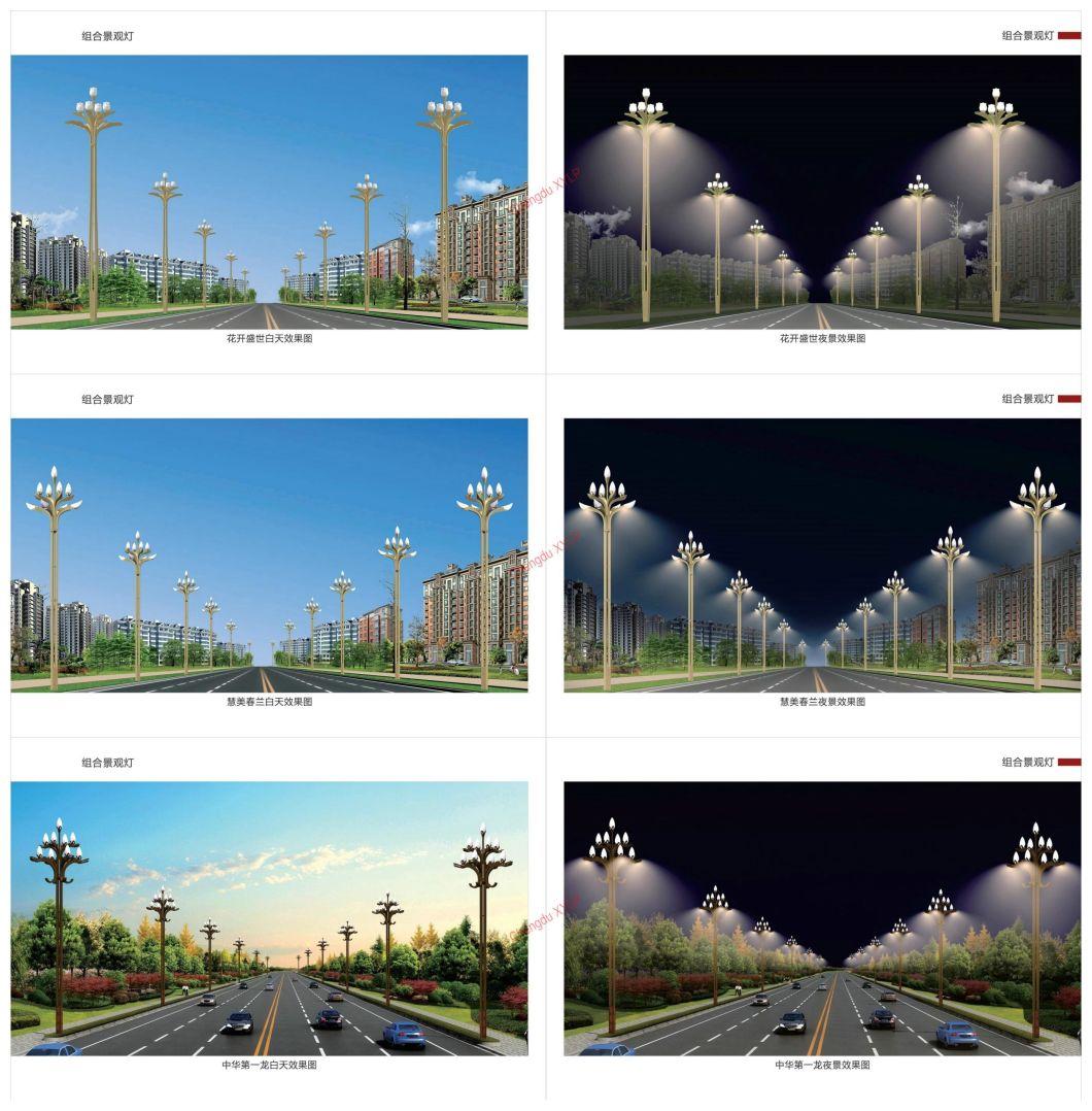 LED Lamp/Light/Lighting Street City Traffic Signal Lamp Pole Landscape Lighting Products Pole Lamp Landscape Lamp Garden Lamp Lawn Lamp