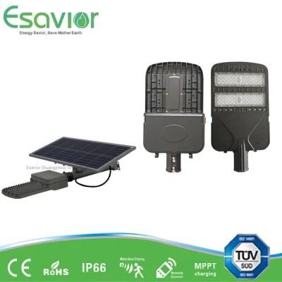 Esavior 80W Solar Powered 8000~9600lm All in Two Solar Street/Garden/Pathway Light Outdoor