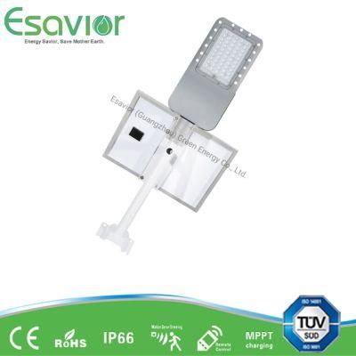 Esavior 40W Energy Saving Outdoor Solar Security Lighting LED Street Flood Light with 3 Years Manufacturer Warranty