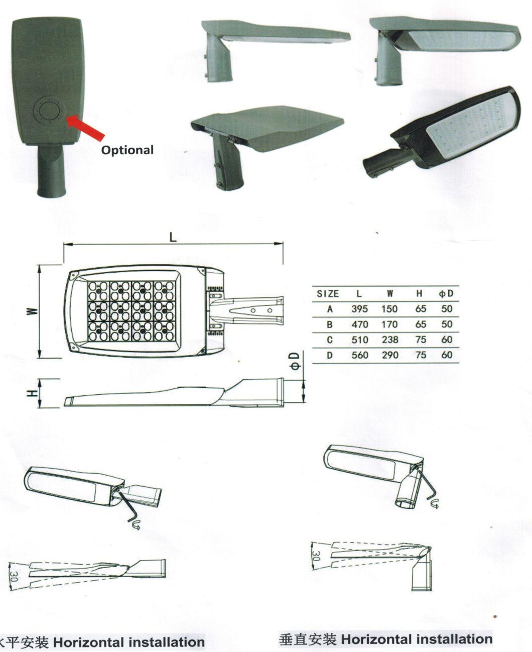 Road Street Lamp Lighting 30W/90W/120W/150W/ Solar LED Street Light