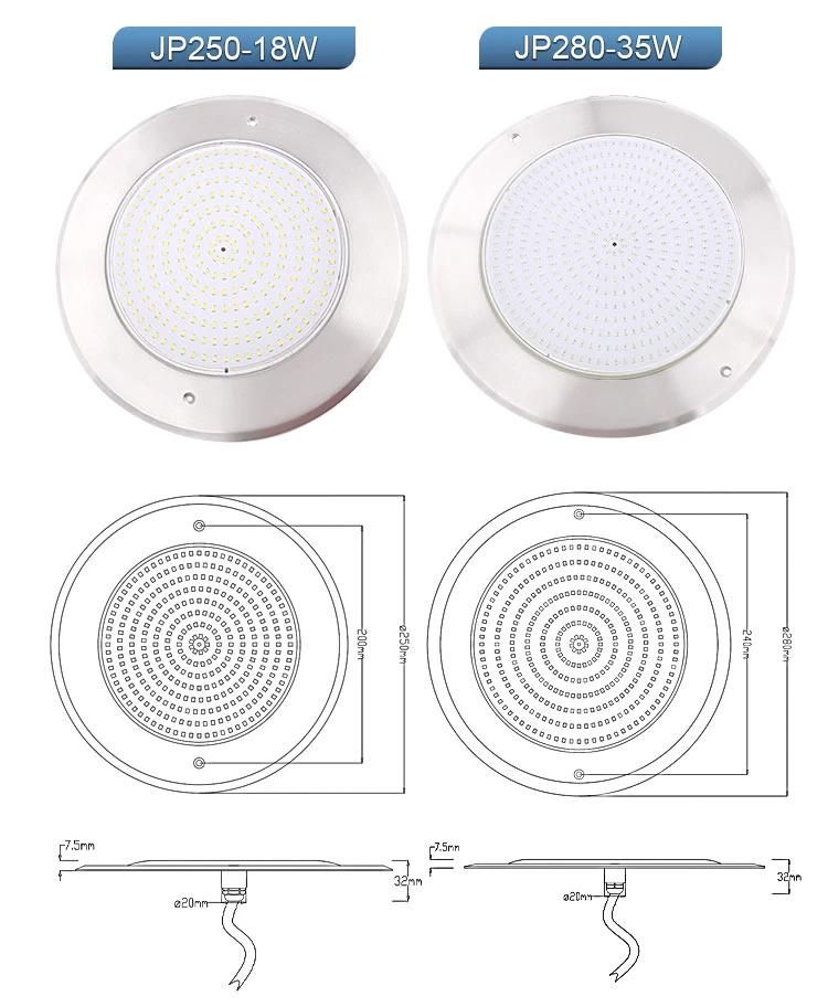 New Arrived LED Pool Lights Under Water Swimming 12V 10W RGB Changeable Color PAR56 Swimming Pool Light